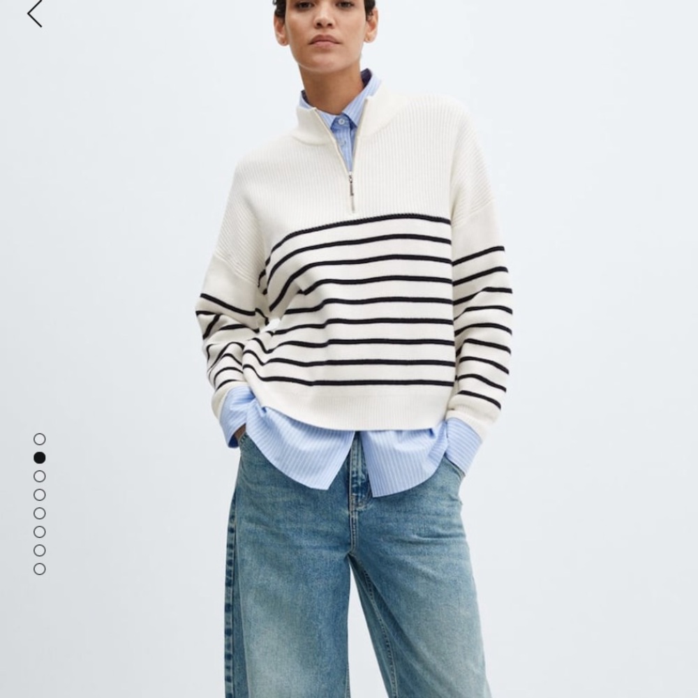 Mango striped sweater